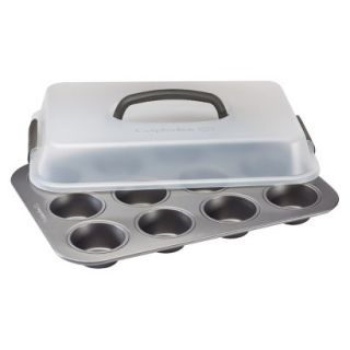 Calphalon Kitchen Essentials 12 Cup Cupcake Carrier and Pan