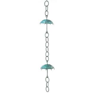 Good Directions Umbrella Polished Copper Rain Chain 486P 6