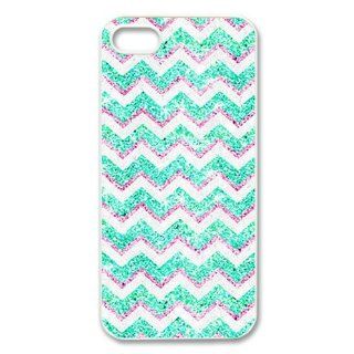 Custom Chevron Pattern With Anchor Cover Case for IPhone 5/5s WIP 249 Cell Phones & Accessories