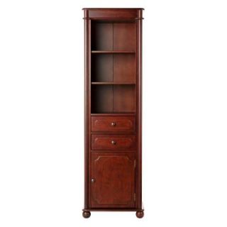 Home Decorators Collection Essex 20 in. W Linen Cabinet in Shuffolk Cherry DISCONTINUED 1115000160
