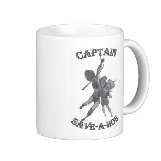 CAPTAIN SAVE A HOE COFFEE MUGS