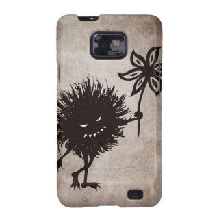 Dark Evil Bug Gives Flower Vintage Texture Galaxy S2 Cover