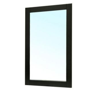 Bellaterra Home Clematis 36 in. L x 26 in. W Wall Mirror in Black 203114 MIRROR