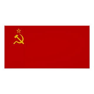 Soviet Union Flag Print