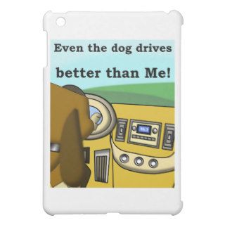 Even the dog drives better than me iPad mini case