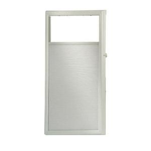 ODL 22 in. x 36 in. Enclosed  Cellular Shade in White for Steel and Fiberglass Doors with Frame Around Glass DISCONTINUED SWM223601