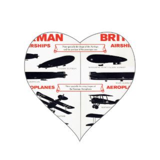 WW1 Aircraft Recognition Poster Sticker