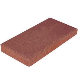 8 in. x 16 in. Red Concrete Step Stone 74051