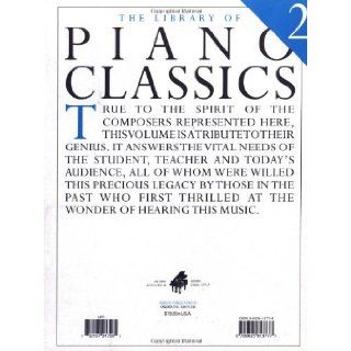 Library of Piano Classics 2 Piano Solo (Library of Series) Amy Appleby, Peter Pickow 9780825613777 Books