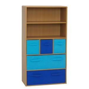 4D Concepts 4 Shelf Boys Storage Bookcase 12355