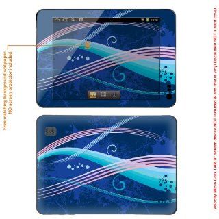 Protective Decal Skin skins Sticker for Velocity Micro Cruz Tablet T408 8" screen tablet case cover CruzT408 256 Electronics