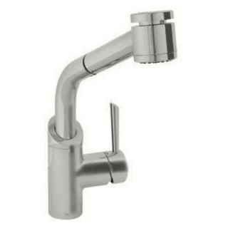 JADO Coriander Single Handle Pull Out Sprayer Kitchen Faucet in UltraSteel DISCONTINUED 800.850.355
