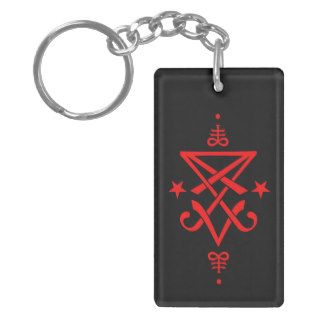 Satanic Sigil of Lucifer Keychain