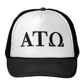 Alpha Tau Omega Letters Hat