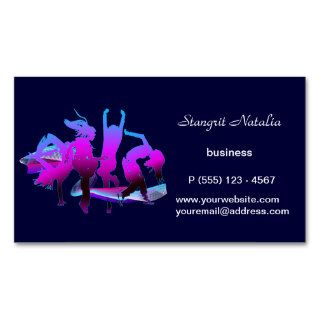 Just dancing business cards