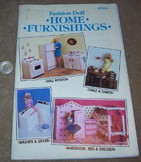 Fashion Doll Home Furnishings (from Plastic Canvas)   87D17 Designs by Various Designers Books
