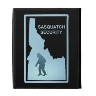 Sasquatch Security   Idaho iPad Folio Covers