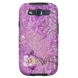 ADALIA'S BLING in Plum and Lilac Galaxy S3 Case