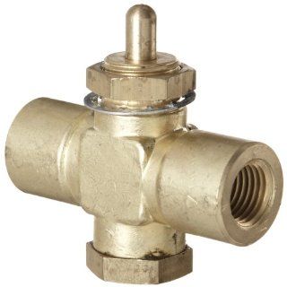 Kingston 259 Series Brass Quick Opening Flow Control Valve, Pin Handle, 1/4" NPT Female Industrial Control Valves
