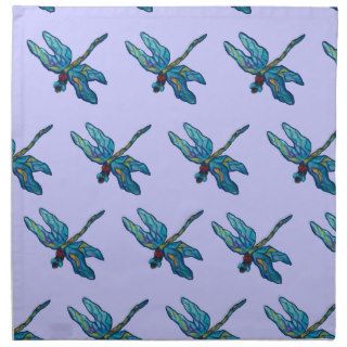 Dragonflies Printed Napkins