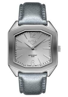 Activa SL261 Women's Silver Dial Silver Leatherette Watch 