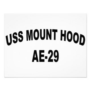 USS MOUNT HOOD (AE 29) CUSTOM ANNOUNCEMENTS