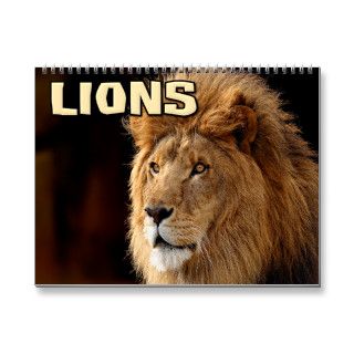 Lions Wall Calendar
