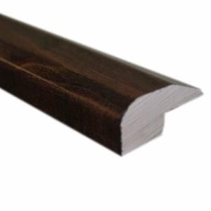 Millstead Dark Exotic 0.88 in. Thick x 2 in. Wide x 78 in. Length Hardwood Carpet Reducer/Baby Threshold Molding LM6622
