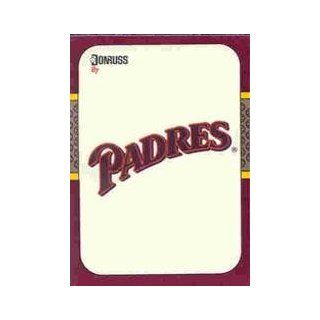 1987 Donruss Opening Day #262 Padres Logo Sports Collectibles