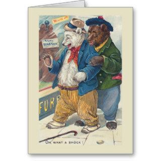 "Oh, What a Shock" Vintage Greeting Card