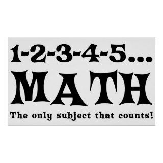 Math Counts Posters