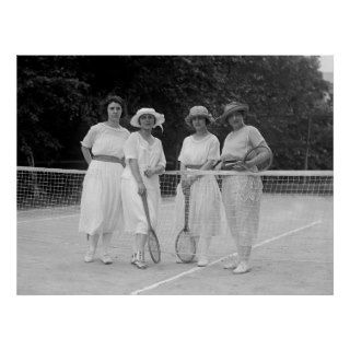 1920s Tennis Fashion Posters