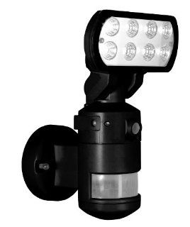 NightWatcher Robotic Security Light with Camera LED (Black)  Spy Cameras  Camera & Photo