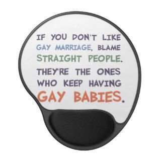 Straight People Are Having Gay Babies Gel Mouse Mat