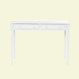 Home Decorators Collection Crisp White 2 Drawer Writing Desk HO8800