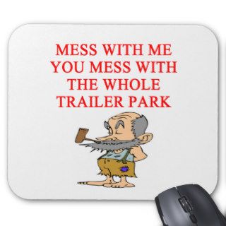 redneck hillbilly joke mouse pads