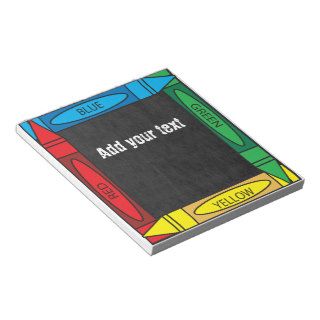 Crayon Teacher's Notepad