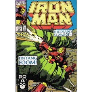 IRON MAN NO. 271 FIN FANG DOOM MARVEL COMICS (IRON MAN, VOLUME 1) PAUL RYAN Books
