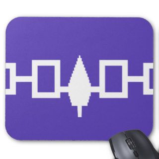 Iroquois Confederacy flag Mouse Pads