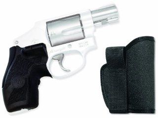 Crimson Trace S and W J Frame Round Butt, Lasergrip with Holster  Gun Grips  Sports & Outdoors