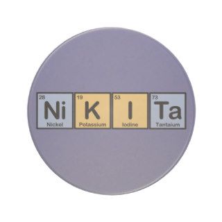 Nikita made of Elements Drink Coasters