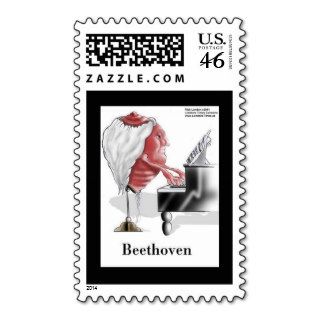 Beethoven Funny Real USPS Postage Stamps