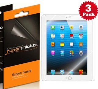 SUPERSHIELDZ  High Definition (HD) Clear Screen Protector For Apple iPad 4, 3 & 2 Generation + Lifetime Replacements Warranty [3 PACK]   Retail Packaging Cell Phones & Accessories