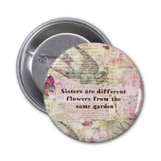 Inspirational Sister Quote Button