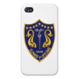 USS GLENARD P LIPSCOMB (SSN 685) CASES FOR iPhone 4