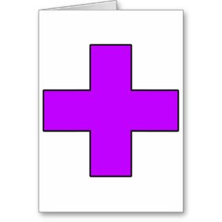 Medical Cross Medical Life Saving Guard Symbol Cards