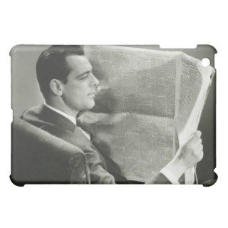 Businessman Reading the Newspaper Case For The iPad Mini