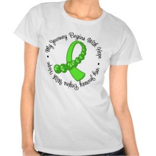 Non Hodgkins Lymphoma My Journey Begins With Hope Tshirts