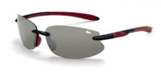 Bolle Sport Clutch Sunglasses (Black Red/TNS Gun)  Clothing