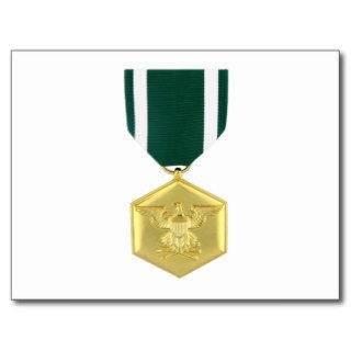 USN Commendation Medal Post Cards